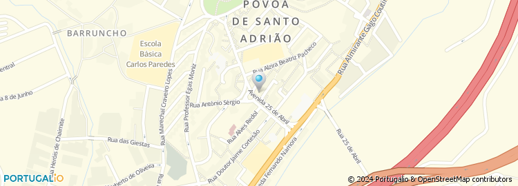 Mapa de Tiberio & Pinheiro - Cabeleireiro e Boutique, Lda