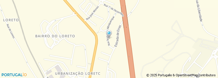 Mapa de Tinteirão - Reciclagem de Consumíveis Informáticos, Unipessoal Lda