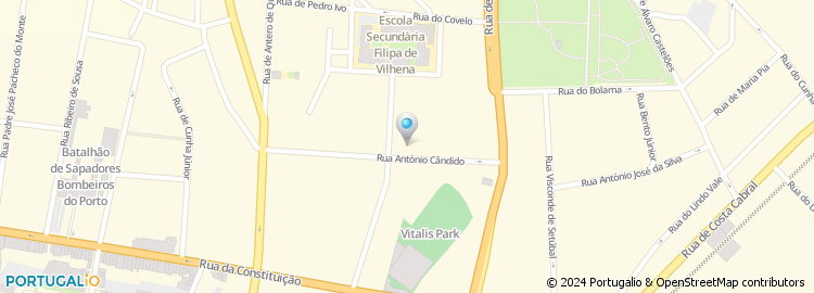 Mapa de Tojal Monteiro - Pediatria, Lda