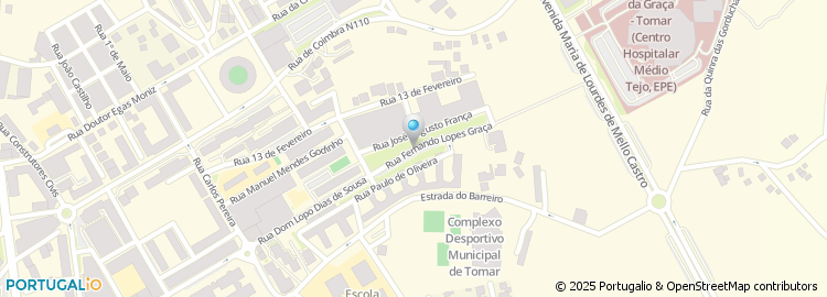 Mapa de Rua Fernando Lopes Graça