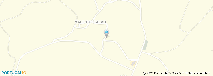 Mapa de Vale do Calvo