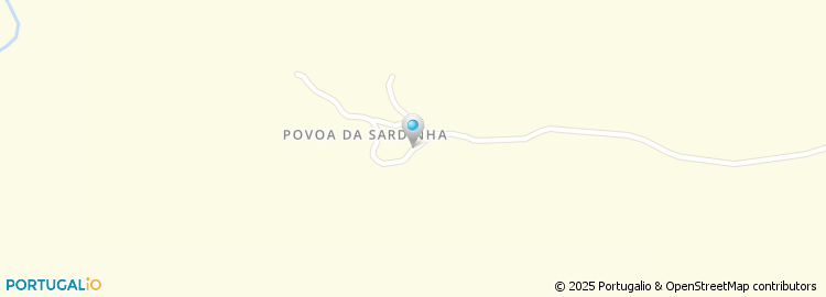 Mapa de Póvoa de Baixo