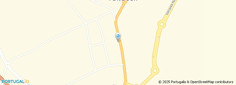Mapa de Rua dos Bombeiros Voluntários