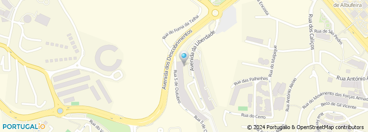 Mapa de Topazio - Soc. Imobiliária do Algarve, Lda