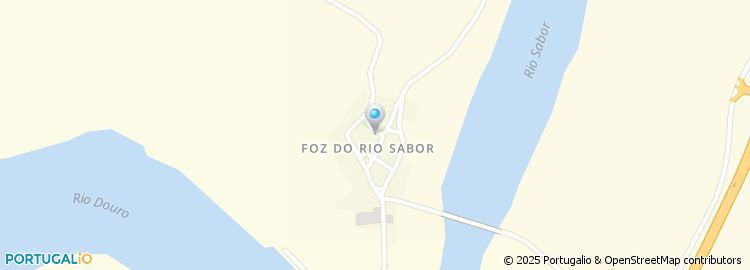 Mapa de Foz do Sabor