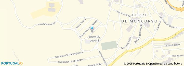 Mapa de Rua das Carmelitas