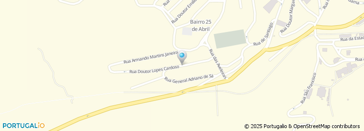 Mapa de Rua Doutor Lopes Cardoso