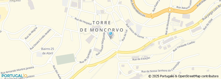 Mapa de Rua Infante Dom Henrique
