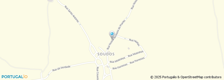 Mapa de Rua das Courelas