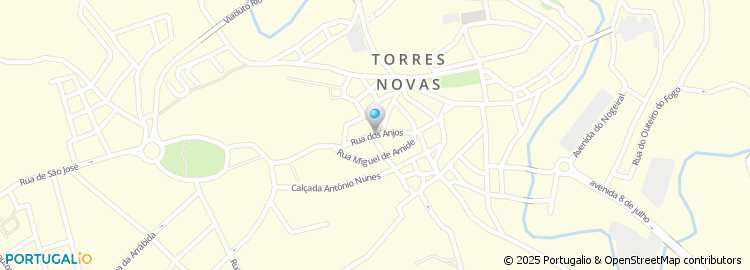 Mapa de Rua dos Anjos