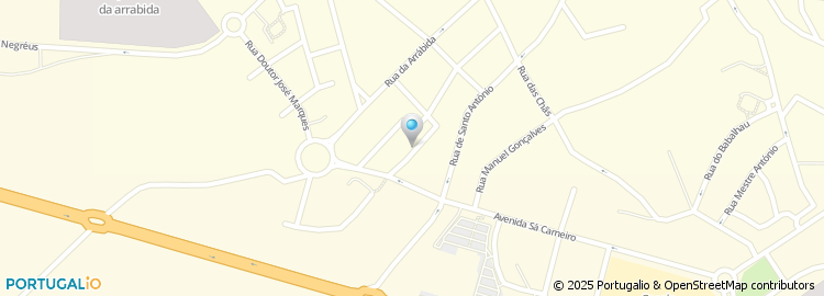 Mapa de Rua Gustavo Pinto Lopes