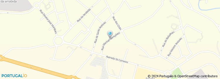 Mapa de Rua Manuel Gonçalves