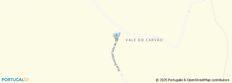 Mapa de Rua Principal do Vale Carvão