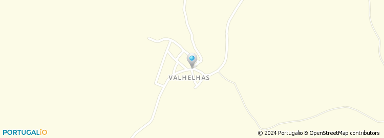 Mapa de Valhelhas