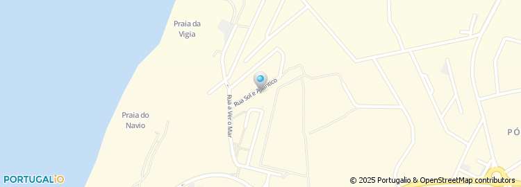 Mapa de Rua Sol e Atlântico