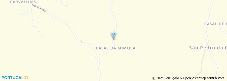 Mapa de Casal da Mimosa