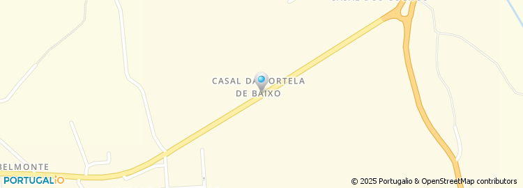 Mapa de Casal da Portela