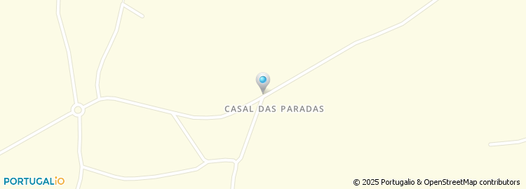 Mapa de Casal das Paradas