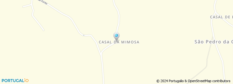 Mapa de Estrada da Mimosa