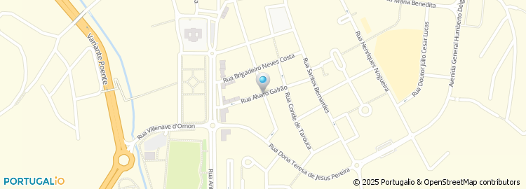 Mapa de Rua Álvaro Galrão