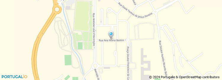 Mapa de Rua Ana Maria Bastos