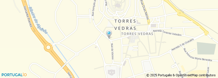 Mapa de Rua da Horta Nova