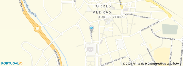 Mapa de Rua da Várzea