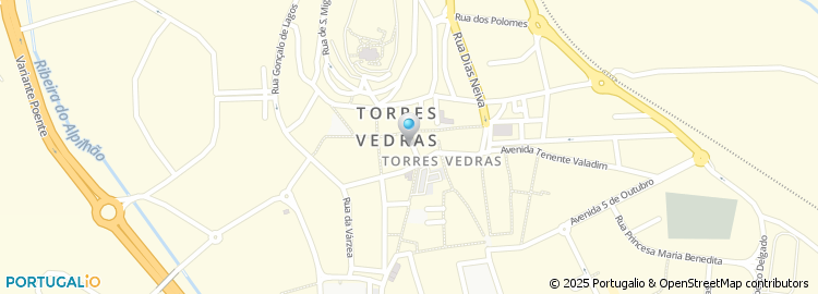 Mapa de Rua dos Celeiros de Santa Maria