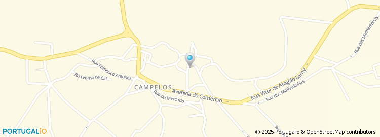 Mapa de Rua Gaspar Campelos