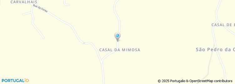 Mapa de Rua Vista dos Moinhos