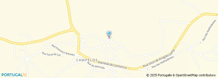 Mapa de Rua Zezico Antunes
