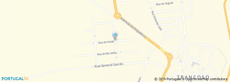 Mapa de Rua do Prado