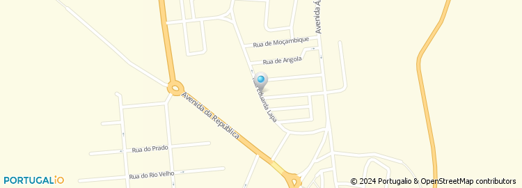 Mapa de Rua Eduarda Lapa