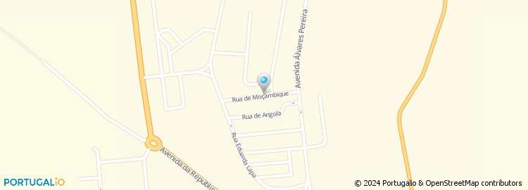 Mapa de Rua Moçambique