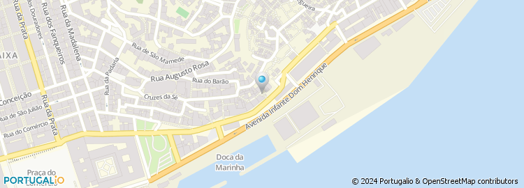 Mapa de Transportadora Central da Rua D. Carlos Mascarenhas, Lda