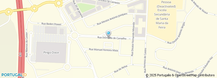 Mapa de Transversal - Transportes, Unipessoal Lda