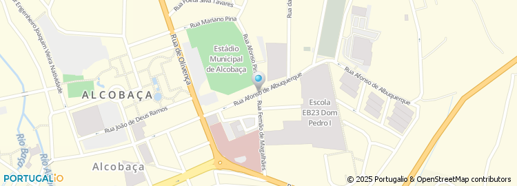 Mapa de Tribunal da Comarca - Alcobaça