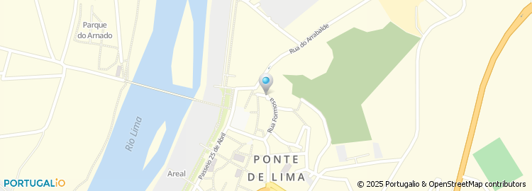 Mapa de Tribunal da Comarca - Ponte de Lima