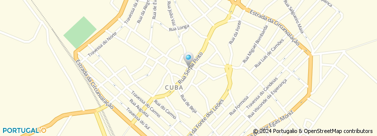Mapa de Tribunal de Comarca - Cuba