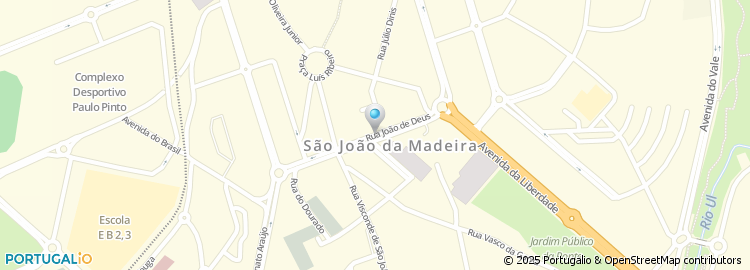 Mapa de Tribunal de Comarca - São João da Madeira