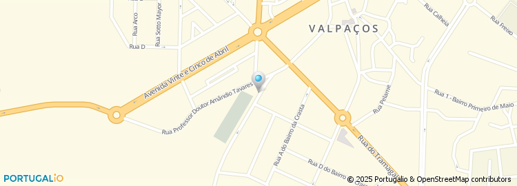Mapa de Tribunal de Comarca - Valpaços