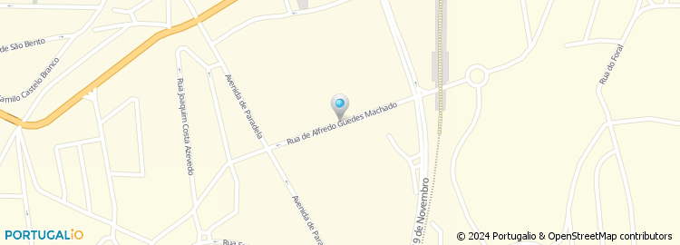 Mapa de Rua Alfredo Guedes Machado