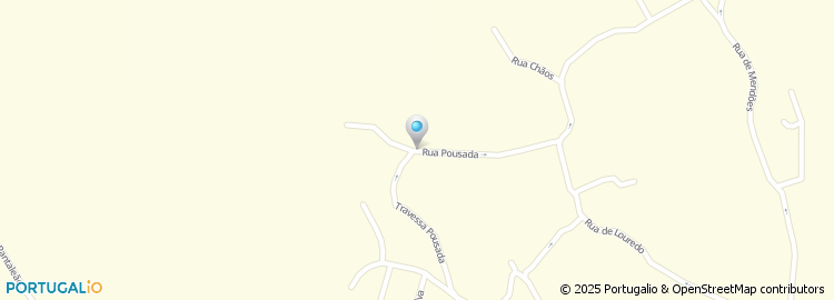 Mapa de Rua da Pousadela