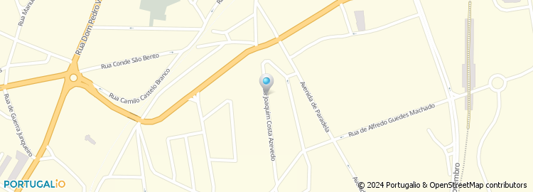 Mapa de Rua Joaquim Costa Azevedo