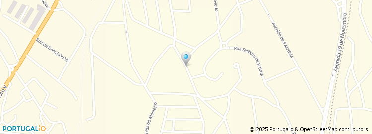 Mapa de Rua Poeta João Grave
