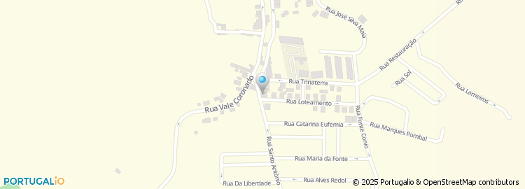 Mapa de Rua Santo António