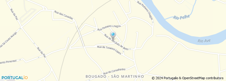 Mapa de Rua São João Brito