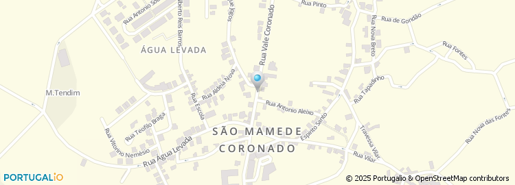 Mapa de Rua Vale do Coronado