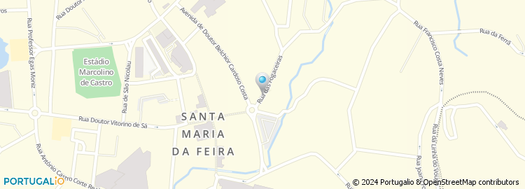 Mapa de Tsmf - Táxis de Santa Maria da Feira Lda