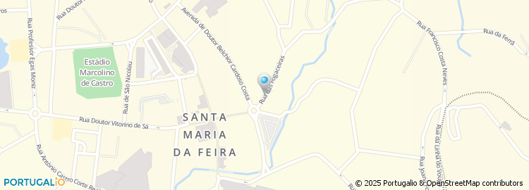 Mapa de Tsmf - Táxis de Santa Maria da Feira Lda